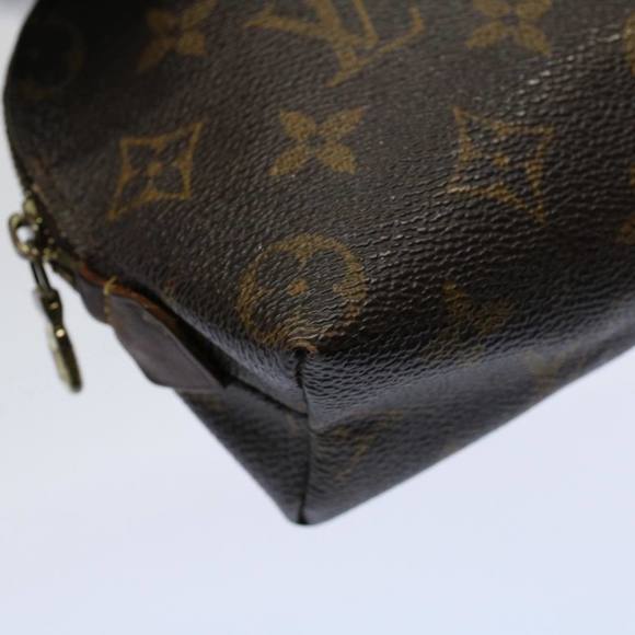 LOUIS VUITTON Monogram Pochette Cosmetic PM Cosmetic Pouch M47515 LV Auth bs9045 - Picture 14 of 16